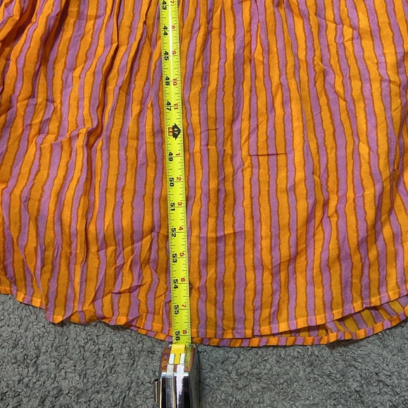 Oliphant cinched waist Maxi Dress - Cabana Orange Size M *see caption* - Picture 14 of 15
